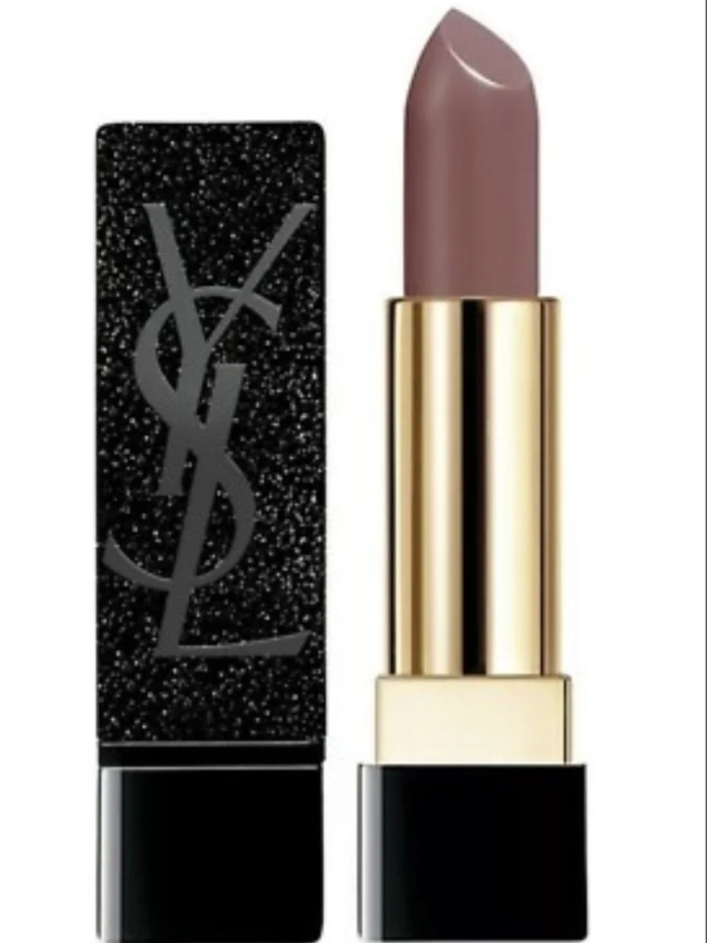 Yves Saint Laurent Rouge Pur Couture Lipstick - Black with Glitter